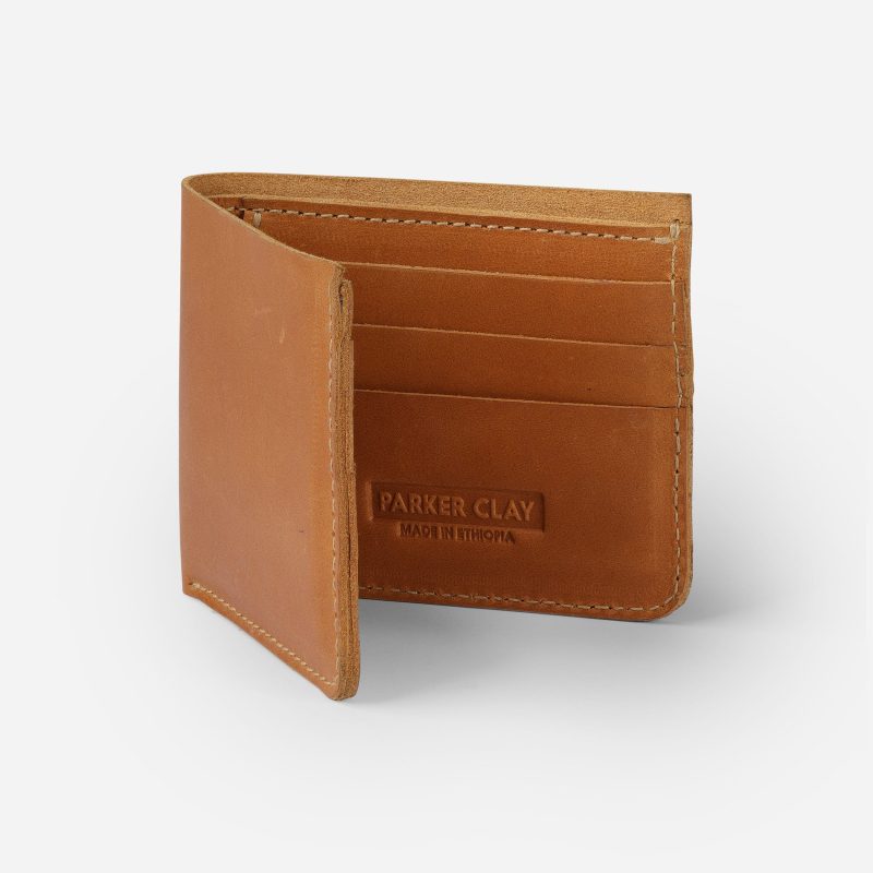 Abera Full-Grain Leather Billfold Wallet – Handcrafted in Ethiopia