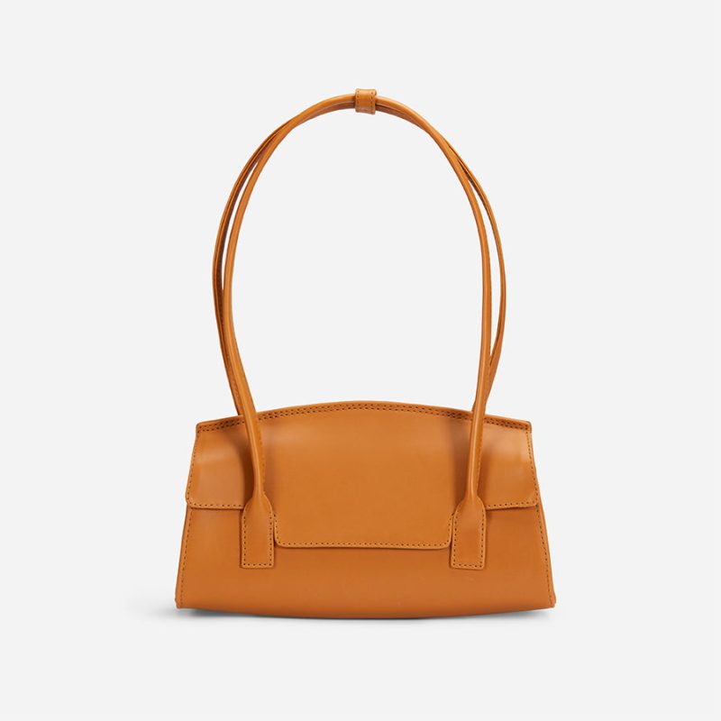 Ojai Full-Grain Leather Shoulder Bag – Structured, Handcrafted in Ethiopia