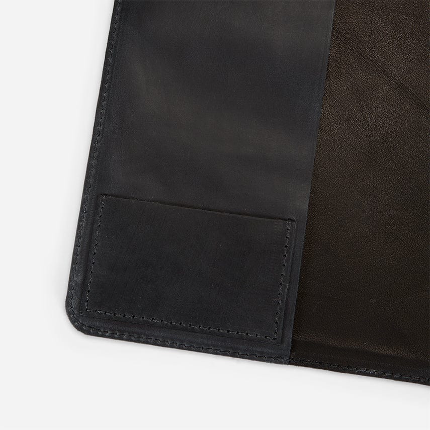 Folio Full-Grain Leather – Black, Includes Journal Insert, Handcrafted in Ethiopia - Image 8