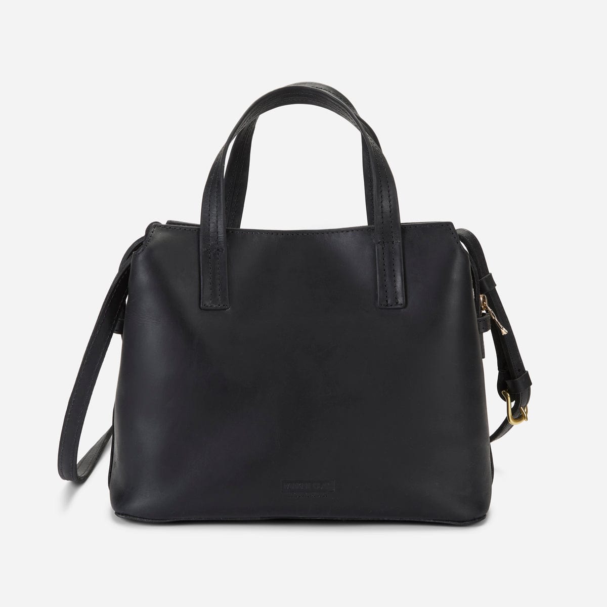 Napa Full-Grain Leather Handbag – Black, Handcrafted in Ethiopia - Image 6