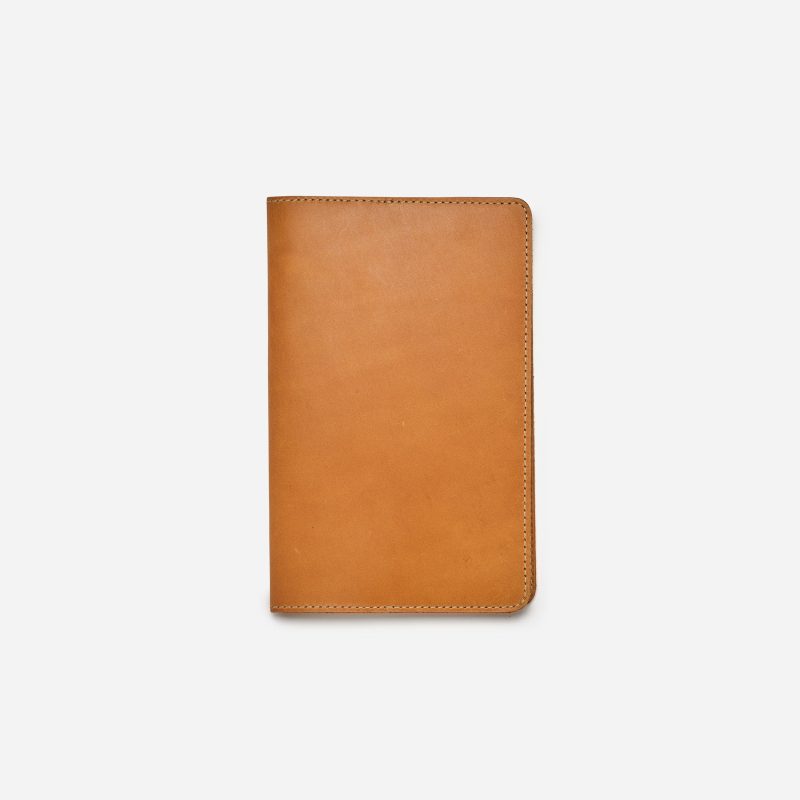 Koda Full-Grain Leather Journal Cover – Tan, Handcrafted in Ethiopia