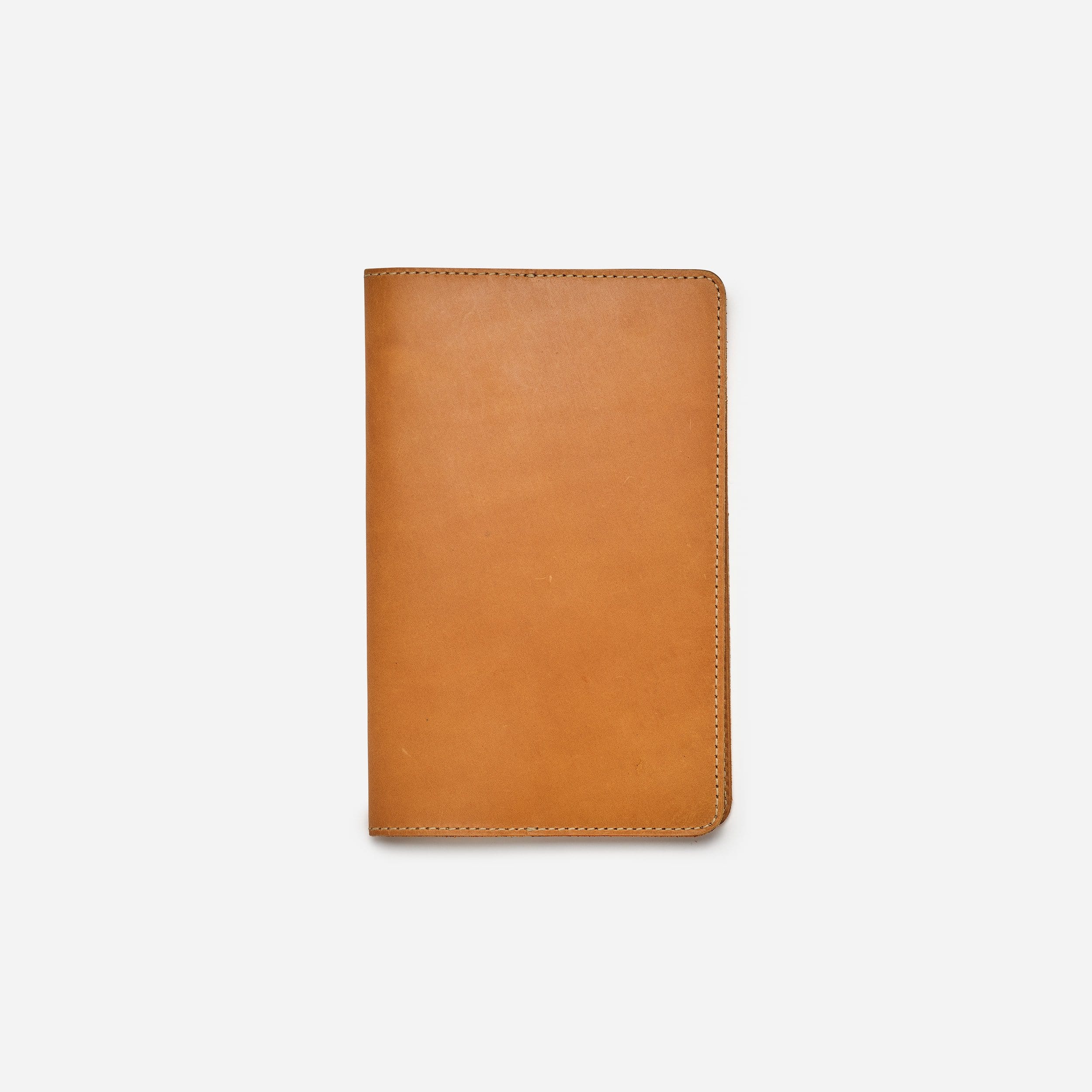 Koda Full-Grain Leather Journal Cover – Tan, Handcrafted in Ethiopia