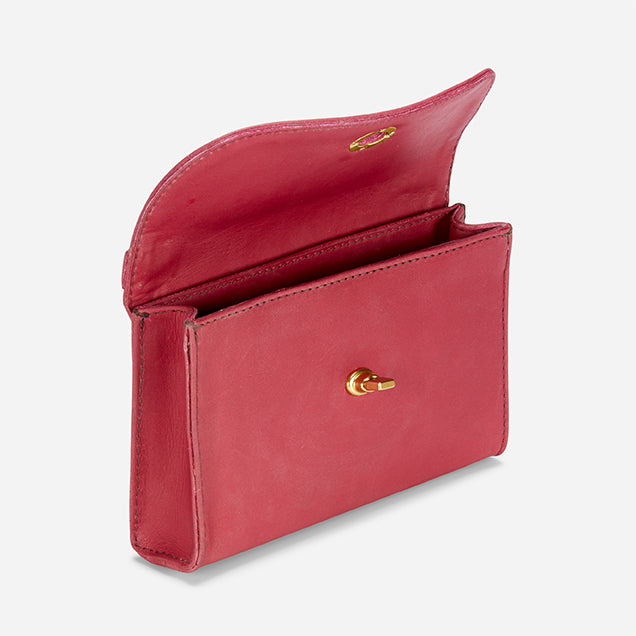 Hana Full-Grain Leather Clutch – Fuchsia, Baja Collection, Handcrafted in Ethiopia - Image 4