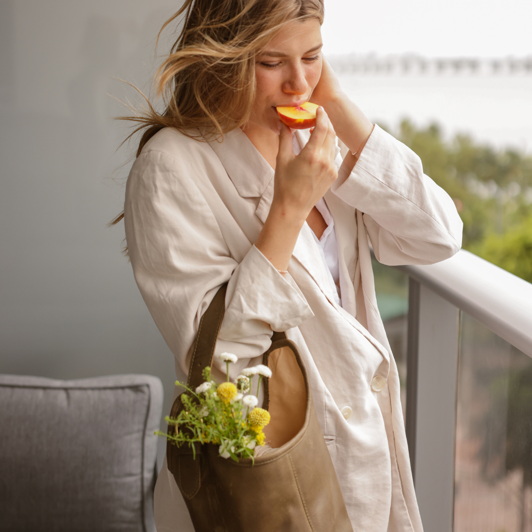 Esme Full-Grain Leather Market Bag – Olive, Handcrafted in Ethiopia - Image 9