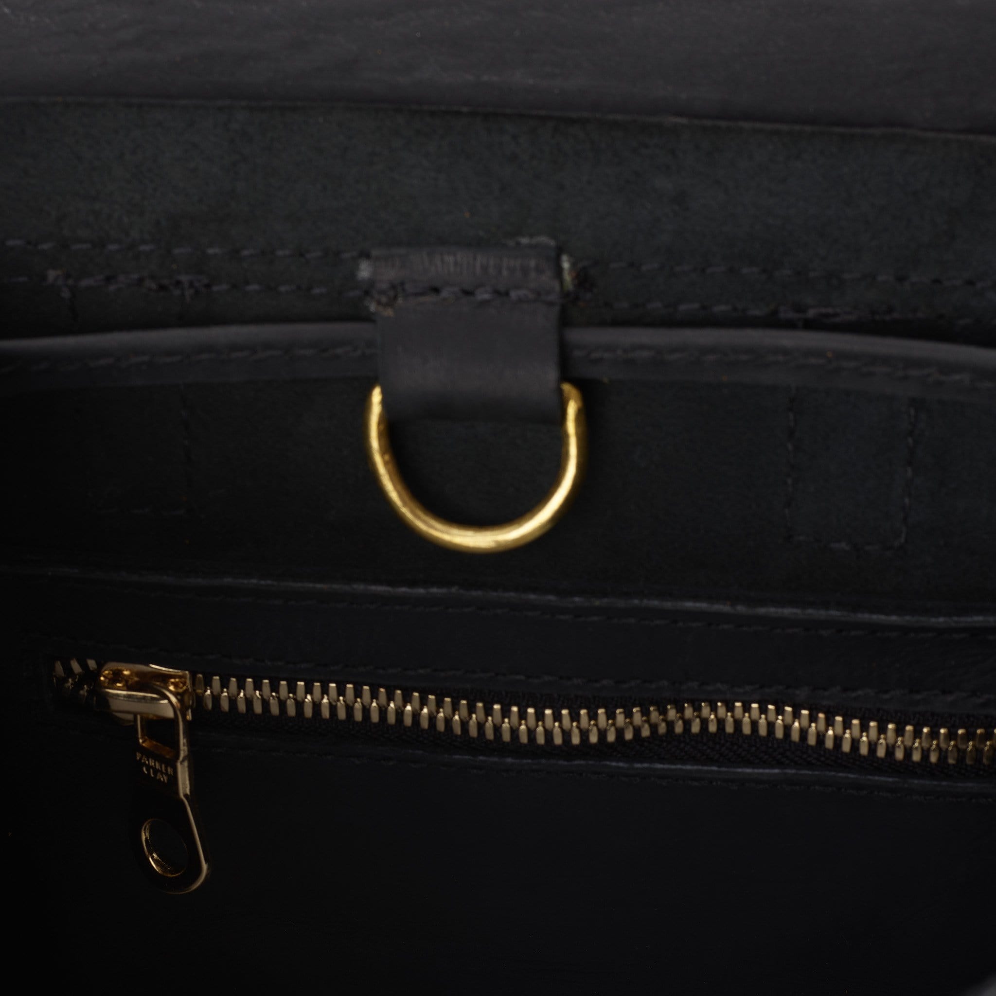 Abby Full-Grain Leather Drawstring Backpack – Black, Handcrafted in Ethiopia - Image 7