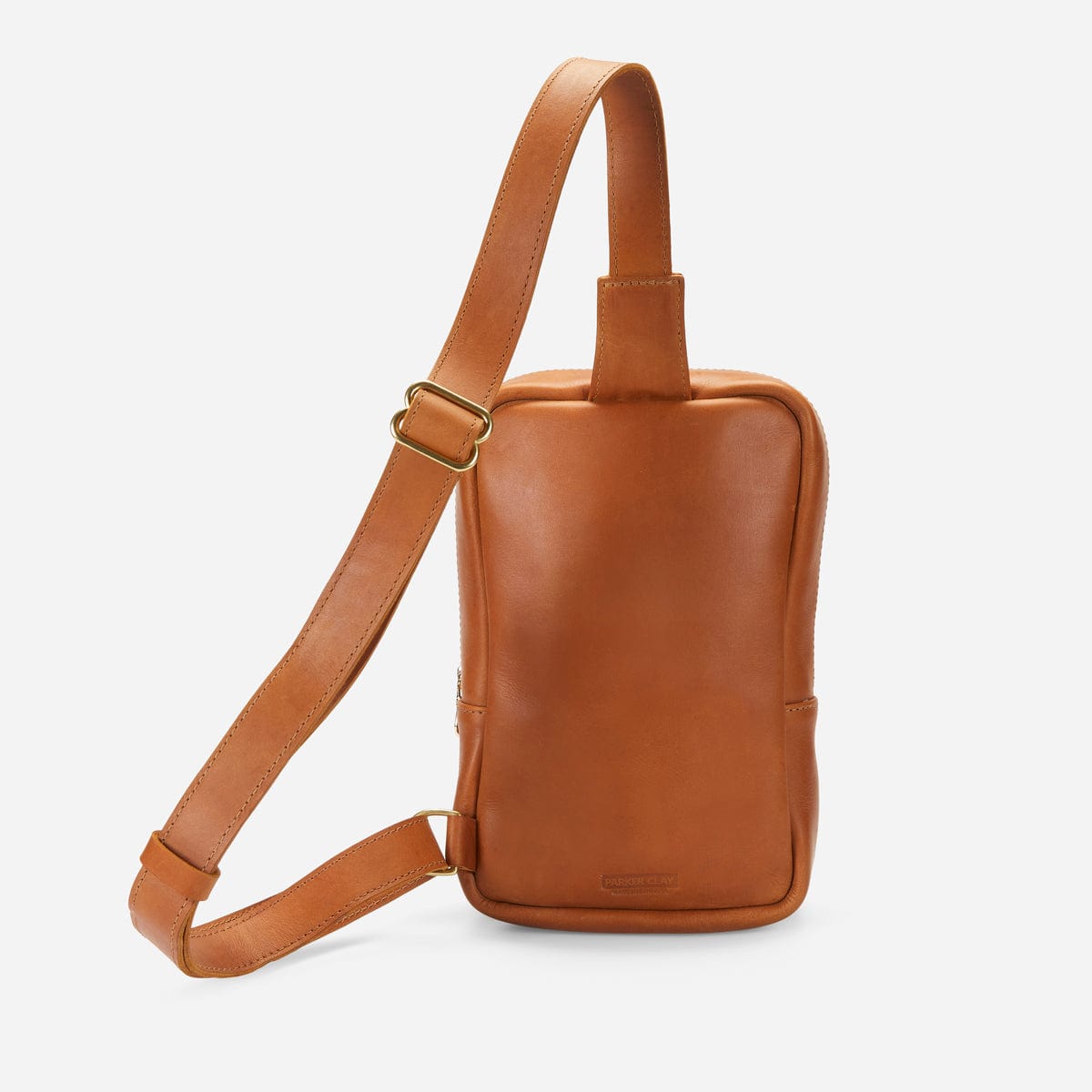 Bale Full-Grain Leather Sling Bag – Rust Brown Antique, Handcrafted in Ethiopia - Image 5