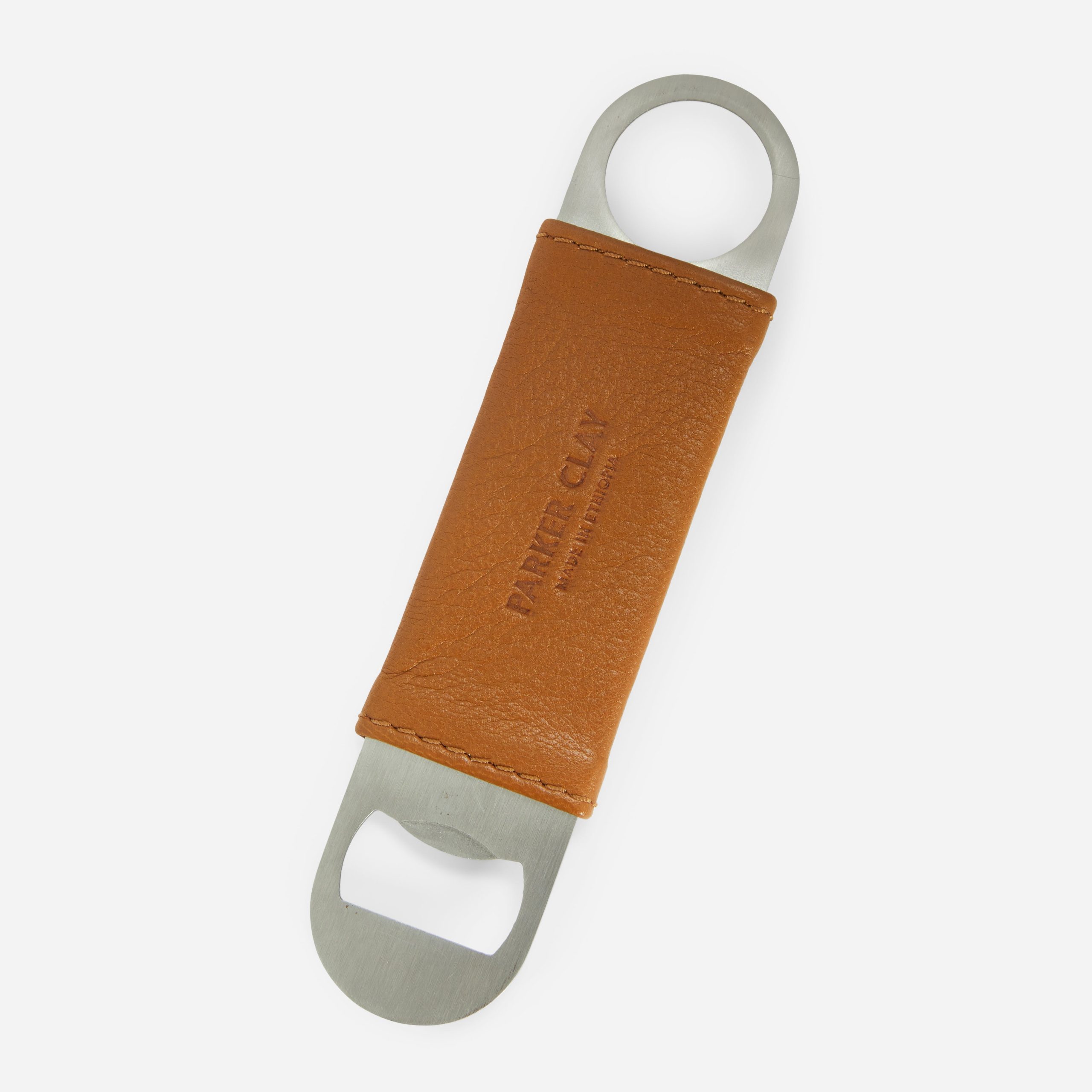 Bottle Opener Leather-Wrapped – Handcrafted in Ethiopia