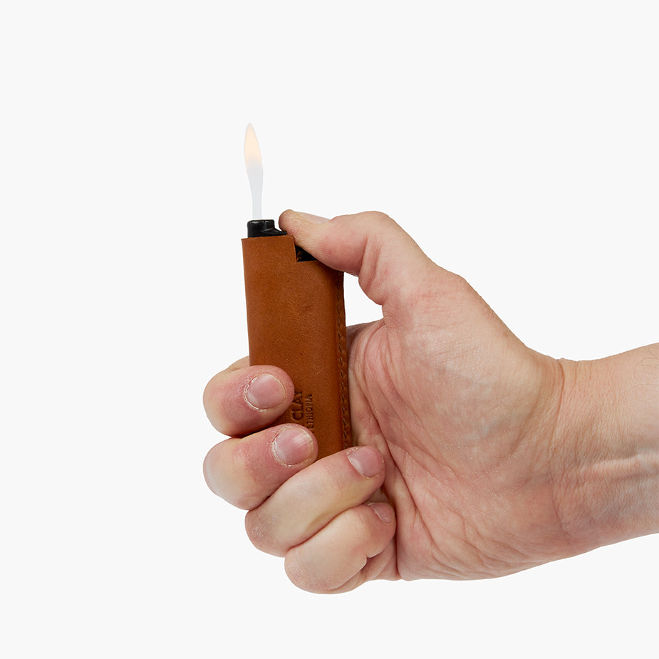Esat Full-Grain Leather Lighter Cover – Handcrafted in Ethiopia - Image 2