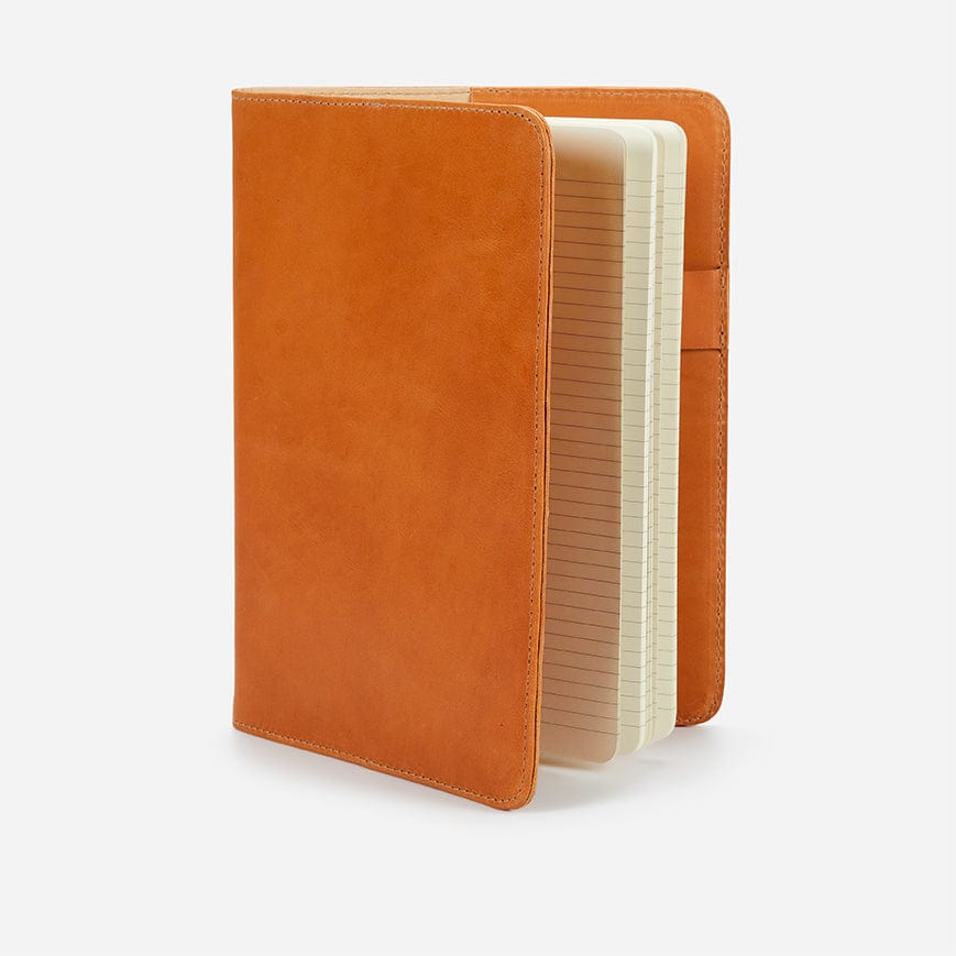 Folio Full-Grain Leather – Includes Journal Insert, Handcrafted in Ethiopia