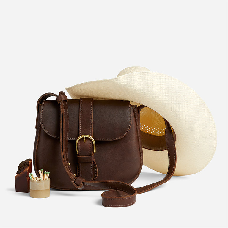 Adawa Full-Grain Leather Saddle Bag – Handcrafted in Ethiopia - Image 10