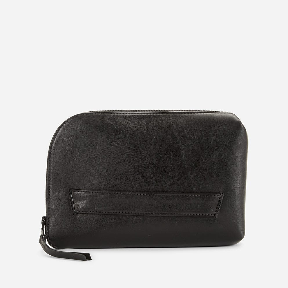 Guzo Full-Grain Leather Utility Pouch – Handcrafted in Ethiopia