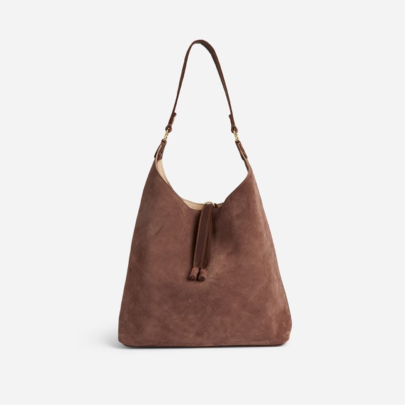 Kare Mixed-Texture Leather Shoulder Bag – Handcrafted in Ethiopia