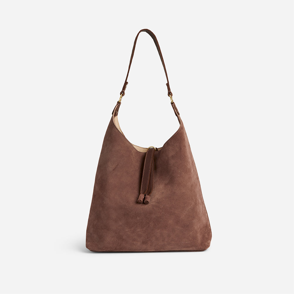 Kare Mixed-Texture Leather Shoulder Bag – Handcrafted in Ethiopia