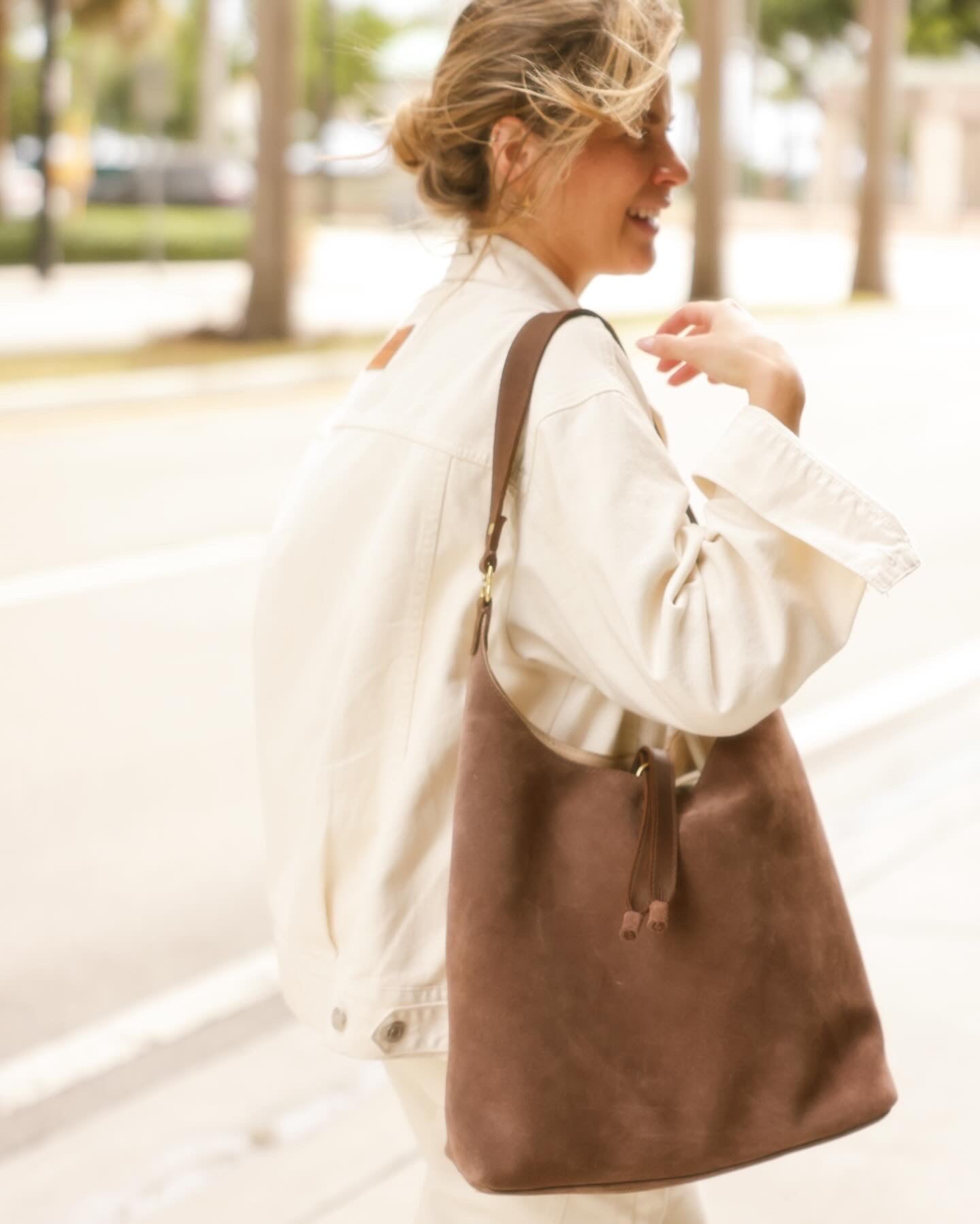 Kare Mixed-Texture Leather Shoulder Bag – Handcrafted in Ethiopia - Image 2