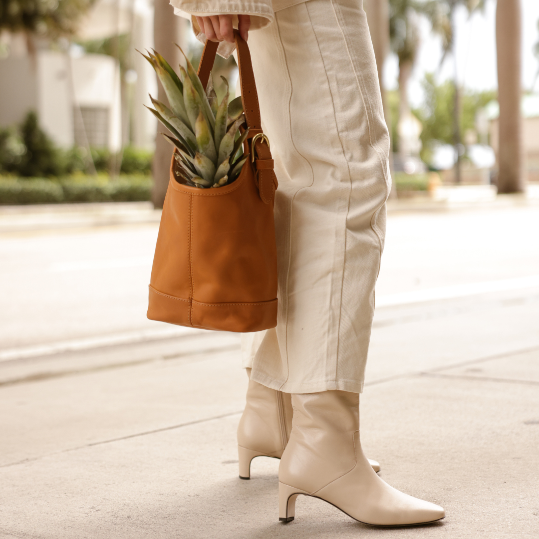 Esme Full-Grain Leather Market Bag – Handcrafted in Ethiopia - Image 2